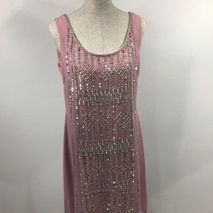 Great gatsby dress. light purple dusty lavender.